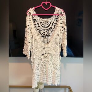 Crochet Lace Cover-Up
